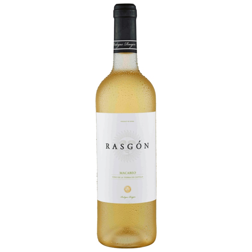 Bodegas Rasgón Macabeo Weißwein halbtrocken 0,75l